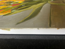 Load image into Gallery viewer, Tulips Still Life Oil Painting: Yellow &amp; Orange Floral Bouquet (11x14)
