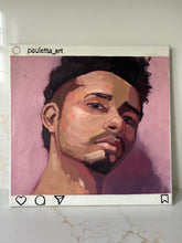 Load image into Gallery viewer, People of Instagram Project Figurative Painting Portrait Allaprima Oil on Canvas Original Art @selpatskram FREE USA SHIPPING
