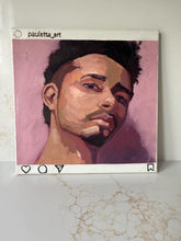Load image into Gallery viewer, People of Instagram Project Figurative Painting Portrait Allaprima Oil on Canvas Original Art @selpatskram FREE USA SHIPPING
