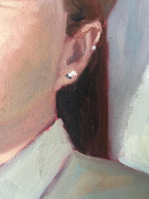 Load image into Gallery viewer, People of Instagram Project Figurative Painting Portrait Allaprima Oil on Canvas Original Art @q___atelier FREE USA SHIPPING
