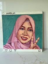 Load image into Gallery viewer, People of Instagram Project Figurative Painting Portrait Allaprima Oil on Canvas Original Art @ananrahma FREE USA SHIPPING
