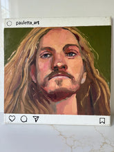 Load image into Gallery viewer, People of Instagram Project Figurative Painting Portrait Allaprima Oil on Canvas Original Art @jaygruesome FREE USA SHIPPING
