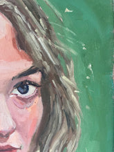 Load image into Gallery viewer, People of Instagram Project Figurative Painting Portrait Allaprima Oil on Canvas Original Art @livypoulin FREE USA SHIPPING
