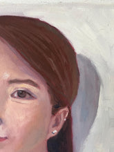 Load image into Gallery viewer, People of Instagram Project Figurative Painting Portrait Allaprima Oil on Canvas Original Art @q___atelier FREE USA SHIPPING
