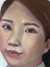 Load image into Gallery viewer, People of Instagram Project Figurative Painting Portrait Allaprima Oil on Canvas Original Art @q___atelier FREE USA SHIPPING
