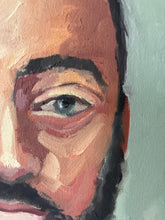 Load image into Gallery viewer, People of Instagram Project Figurative Painting Portrait Allaprima Oil on Canvas Original Art Incognito FREE USA SHIPPING
