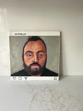 Load image into Gallery viewer, People of Instagram Project Figurative Painting Portrait Allaprima Oil on Canvas Original Art Incognito FREE USA SHIPPING
