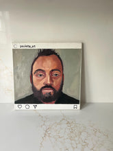 Load image into Gallery viewer, Instagram Selfie Portrait Painting: Allaprima Oil on Canvas, 12x12
