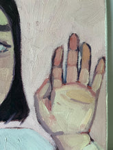 Load image into Gallery viewer, People of Instagram Project Figurative Painting Portrait Allaprima Oil on Canvas Original Art @_gim_na_gyeong FREE USA SHIPPING
