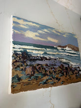 Load image into Gallery viewer, Morocco Beach Oil Painting: Rabat Seascape, Temara Low Tide
