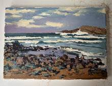 Load image into Gallery viewer, Morocco Beach Oil Painting: Rabat Seascape, Temara Low Tide
