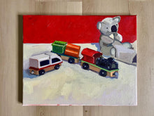 Load image into Gallery viewer, Nursery Toys: Original Still Life Oil Painting on Canvas (11x14)
