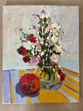 Load image into Gallery viewer, Floral Oil Painting: Carnations Still Life, 11x14
