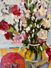 Load image into Gallery viewer, Floral Oil Painting: Carnations Still Life, 11x14
