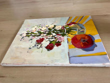 Load image into Gallery viewer, Floral Oil Painting: Carnations Still Life, 11x14
