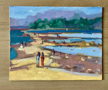 Load image into Gallery viewer, Acadia Bar Harbor Beach Oil Painting on Canvas
