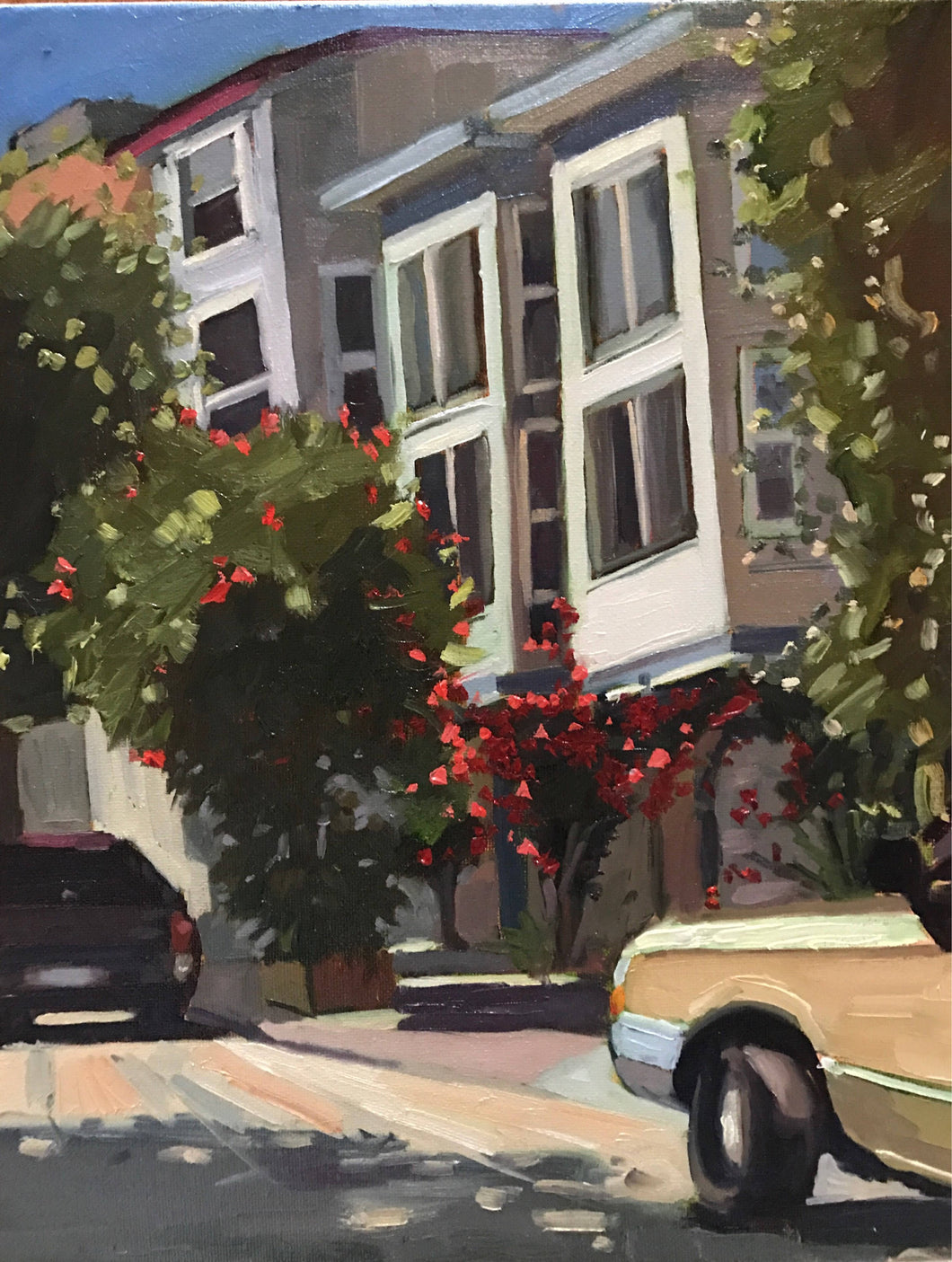 San Francisco Cityscape Plein Air Landscape allaprima Original Oil Painting on canvas Figurative art Free US Shipping