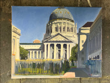 Load image into Gallery viewer, Original painting San Francisco City Hall Painting Plein Air Painting Oil on Canvas Allaprima Cityscape figurative Fine Art Free US delivery
