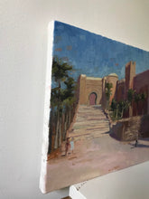 Load image into Gallery viewer, Oil Painting Morocco Rabat Kasbah Oudeyas original painting on canvas moroccan landscape painting
