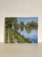 Load image into Gallery viewer, Landscape painting France Parmain L’Isle-Adam Oise original art
